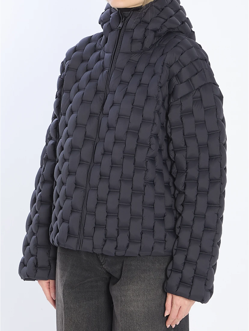 Nylon puffer jacket