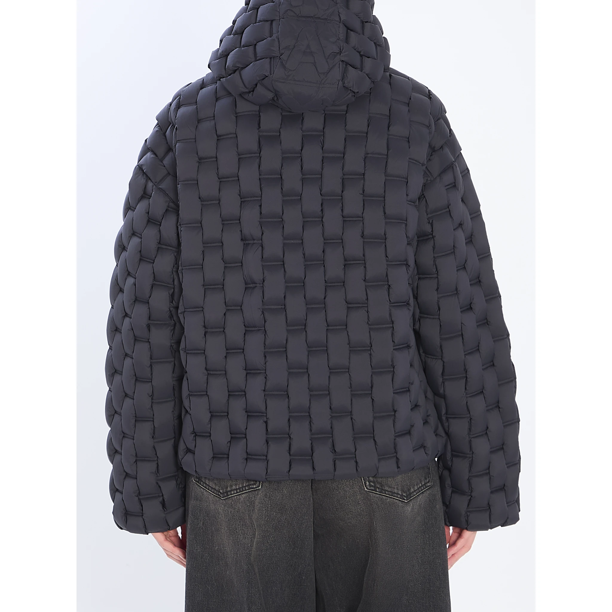 Nylon puffer jacket