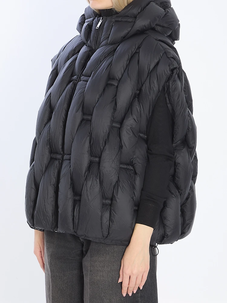 Padded nylon vest alternative