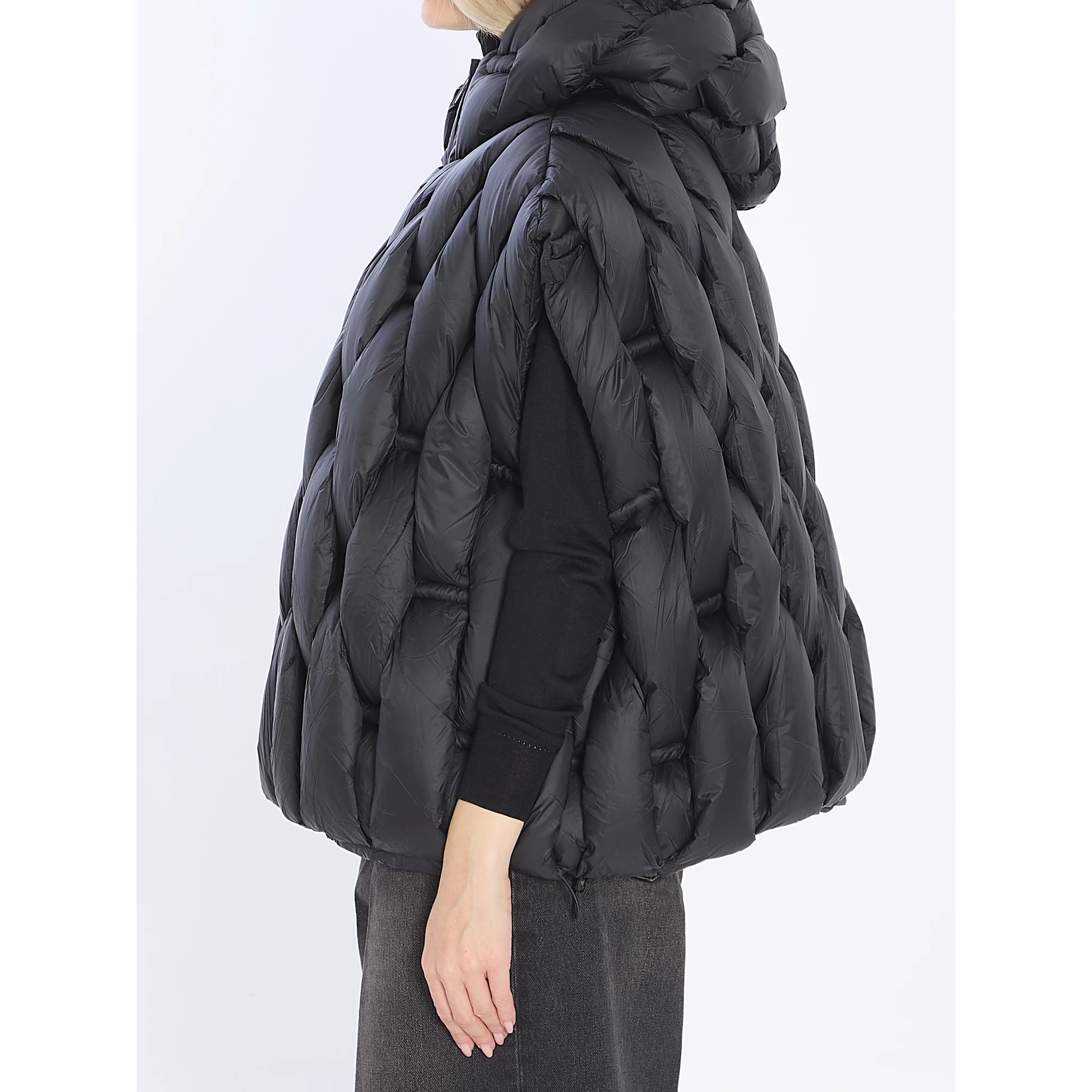 Padded nylon vest