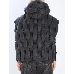Padded nylon vest