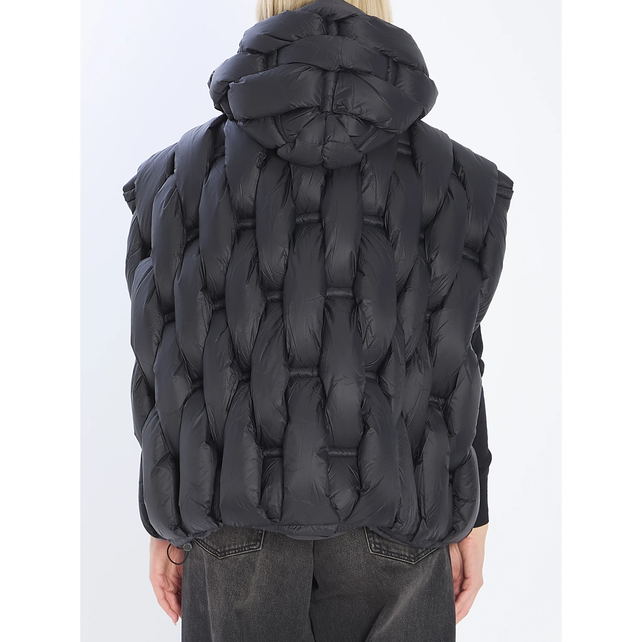 Padded nylon vest