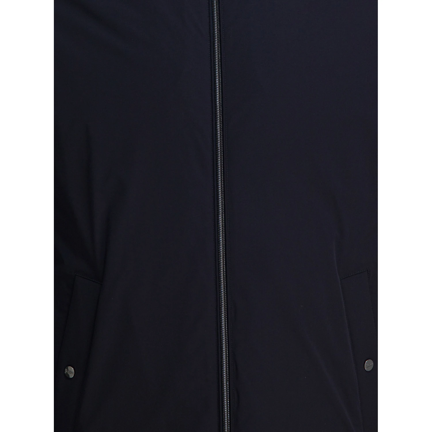 "Resort" long nylon down jacket