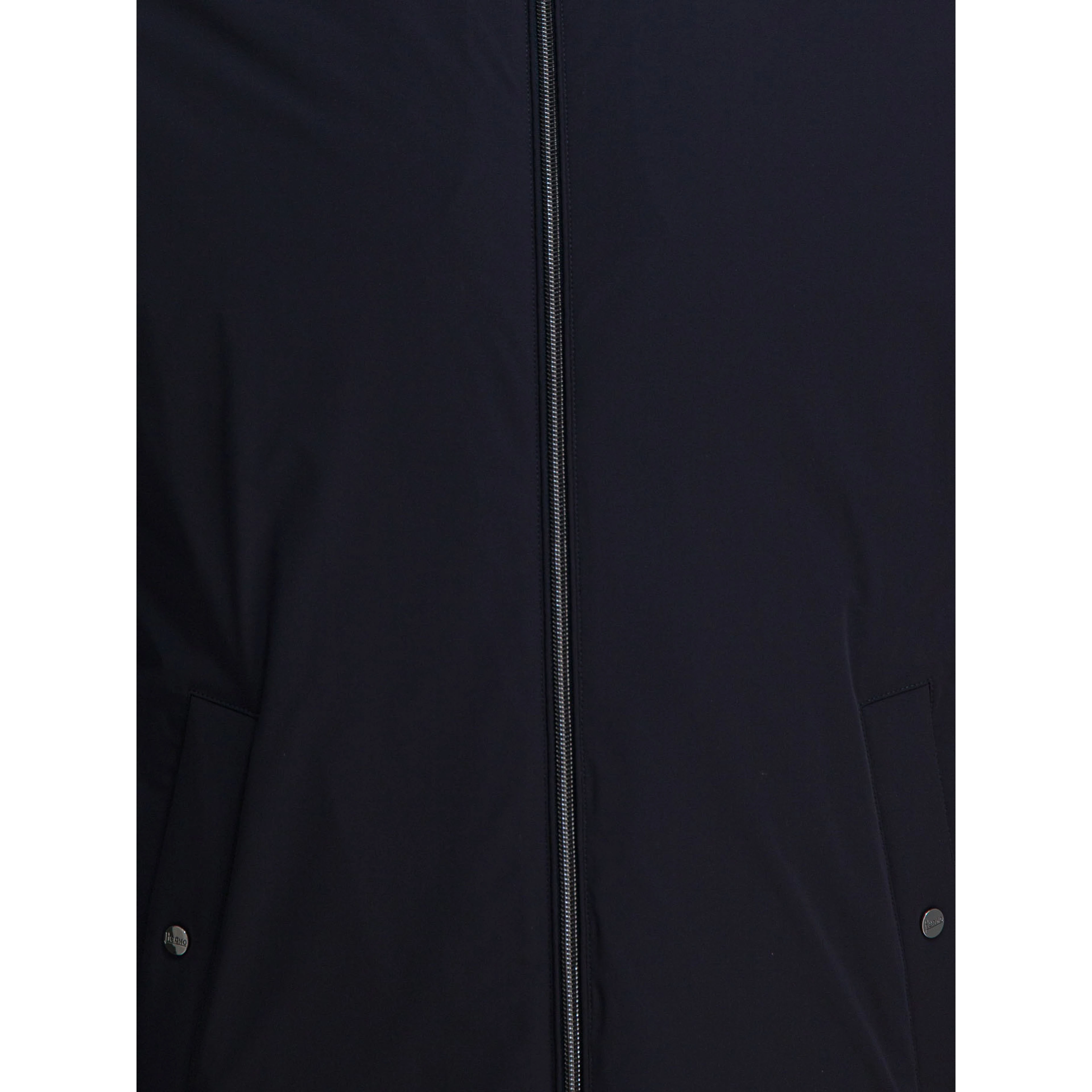 "Resort" long nylon down jacket