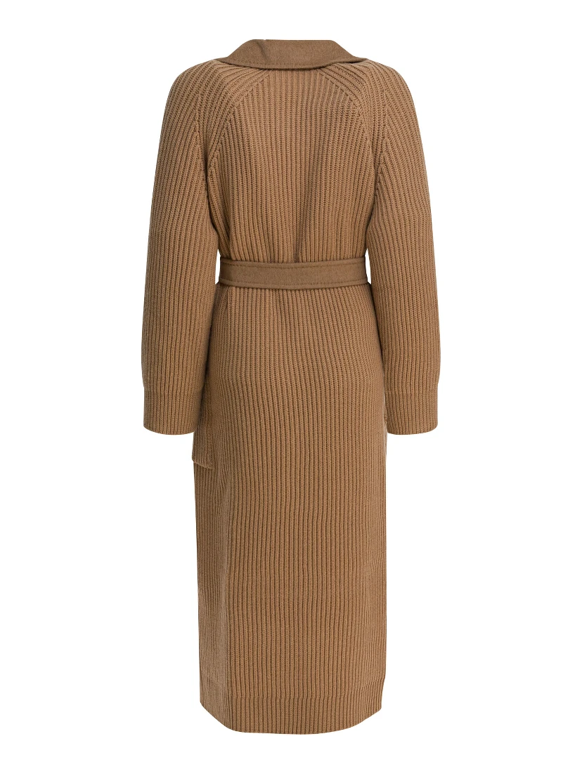 Camel long coat