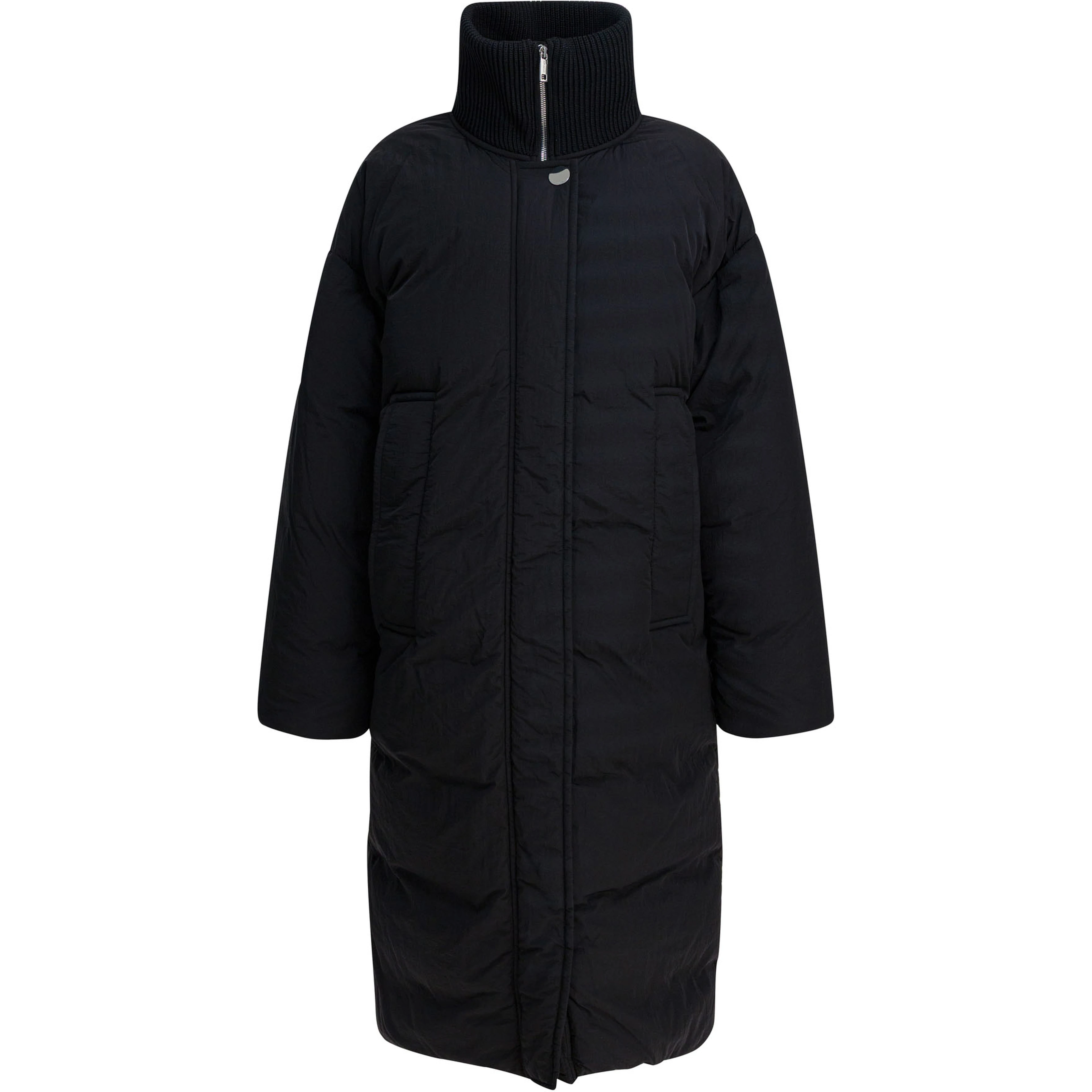 Long anti-drip down jacket