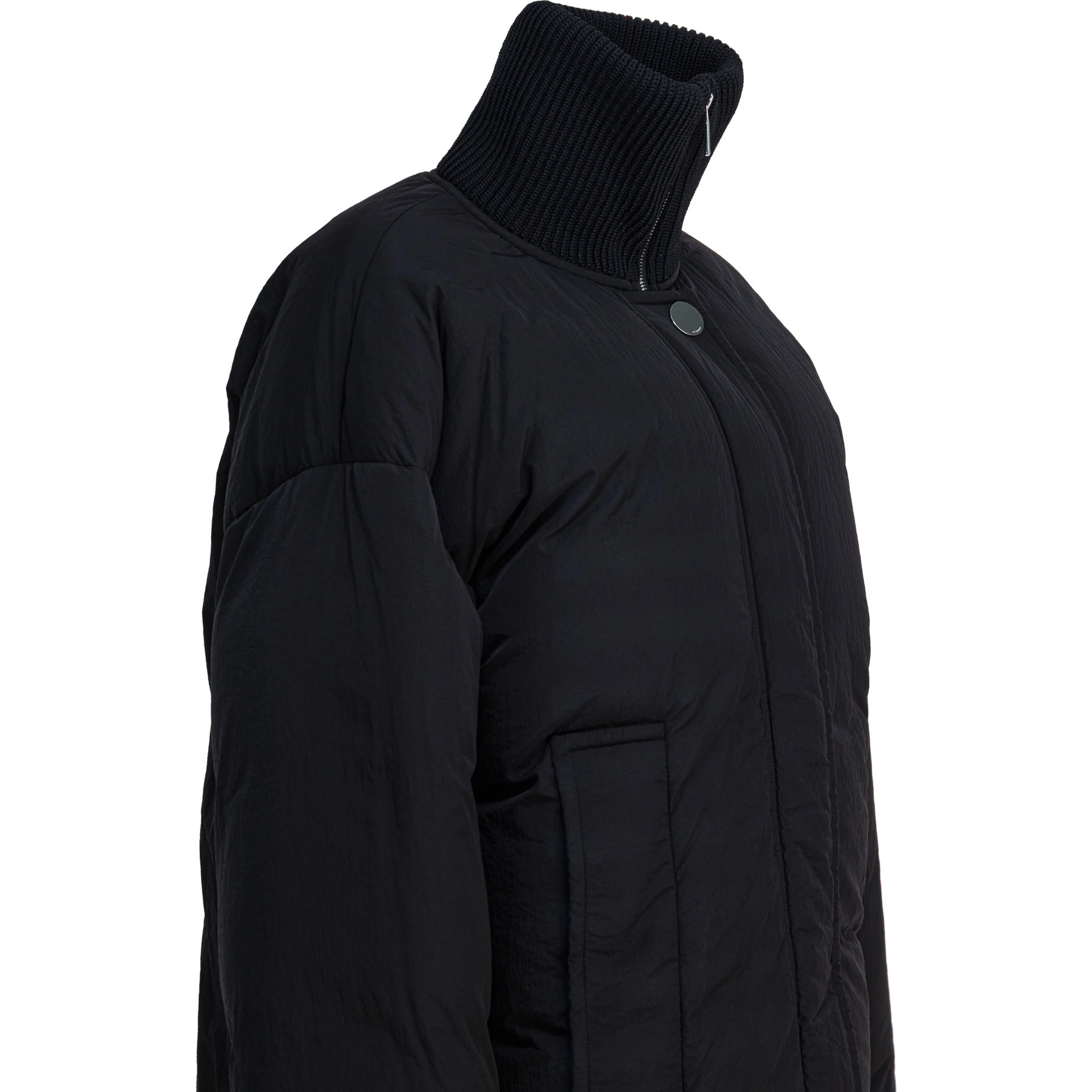 Long anti-drip down jacket