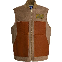 Sleeveless wool jacket