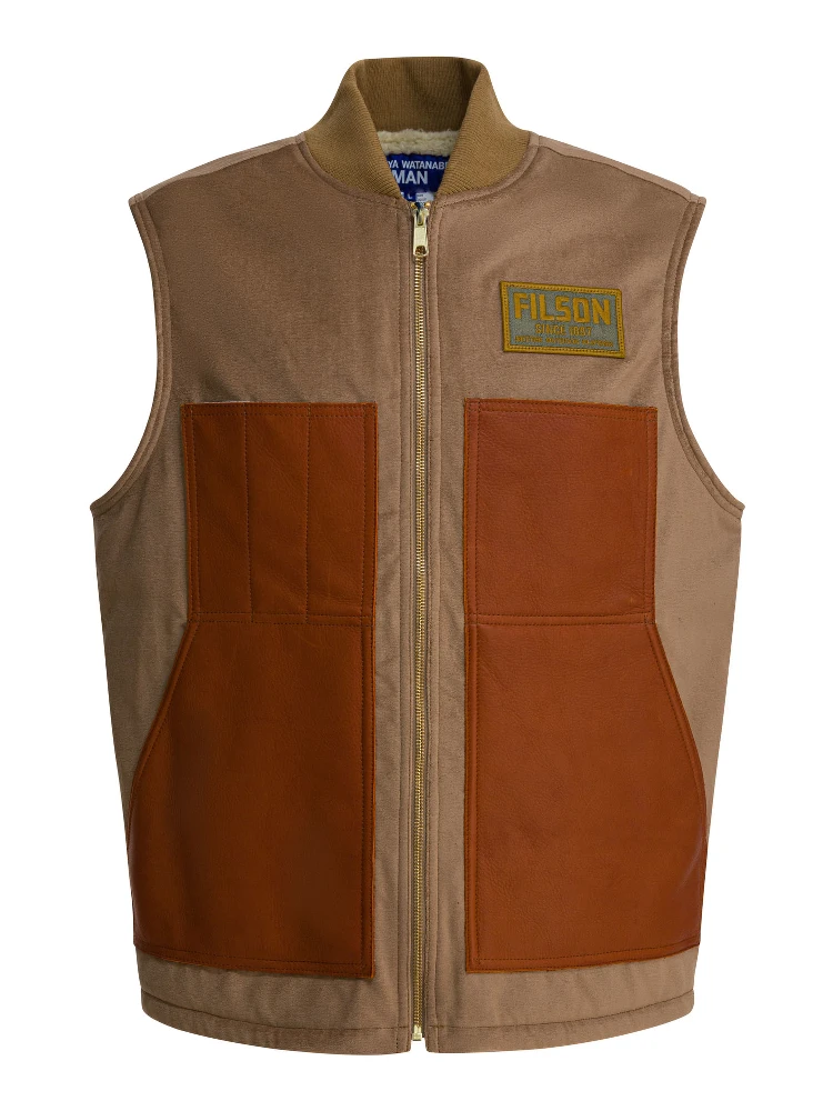 Sleeveless wool jacket