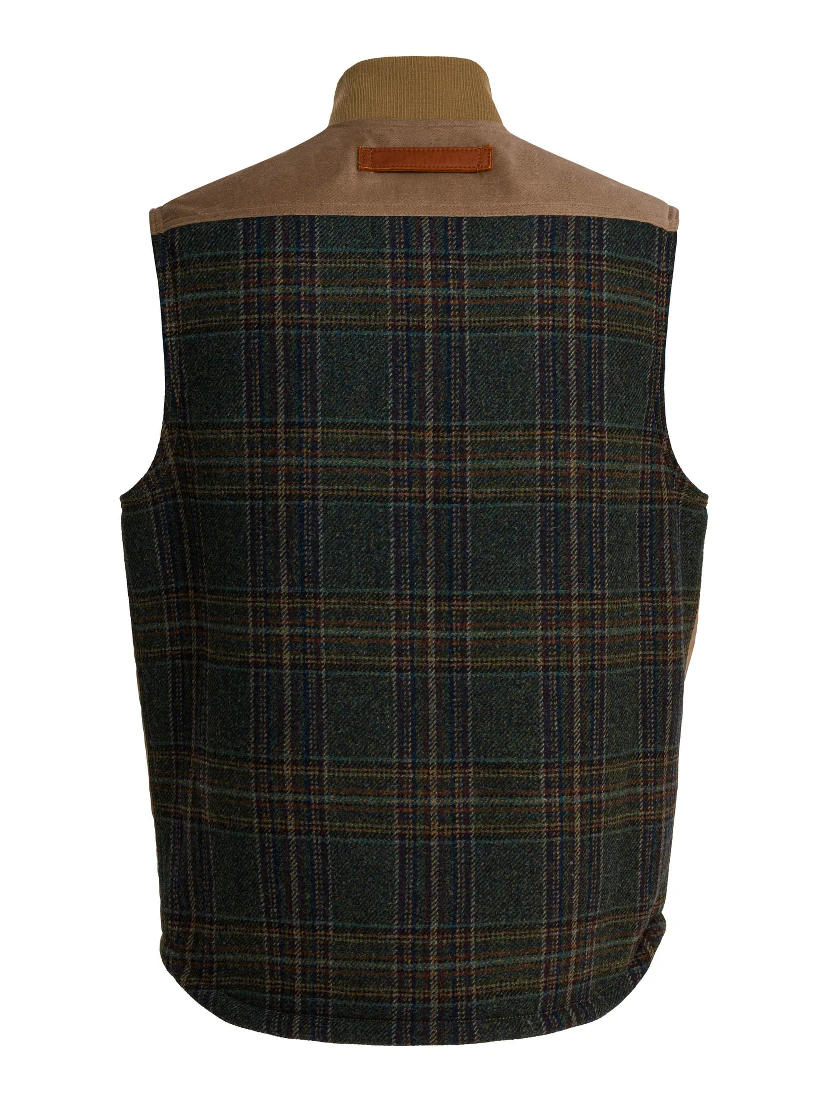Sleeveless wool jacket