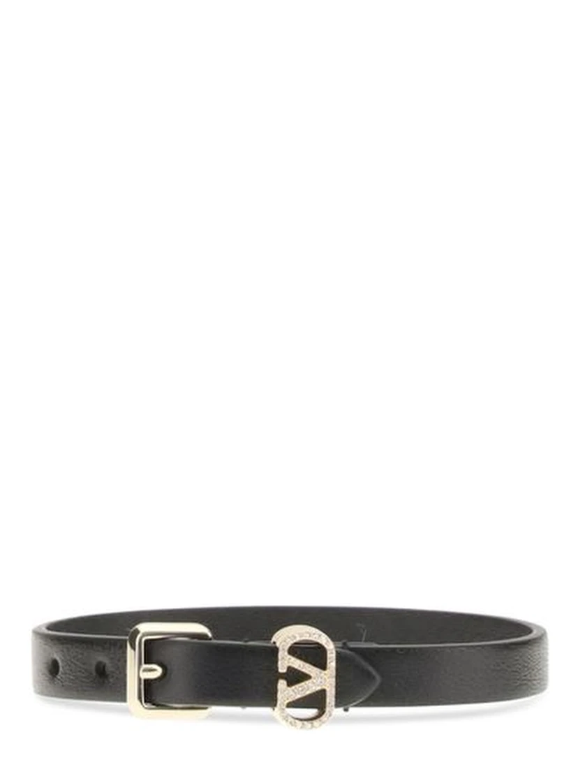 Black Calf Leather Bos Taurus Bracelet