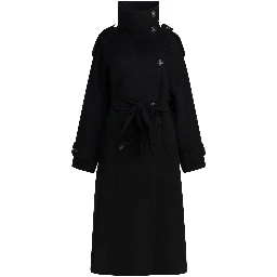 Virgin wool long coat
