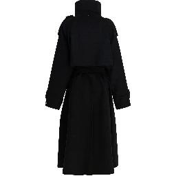Virgin wool long coat