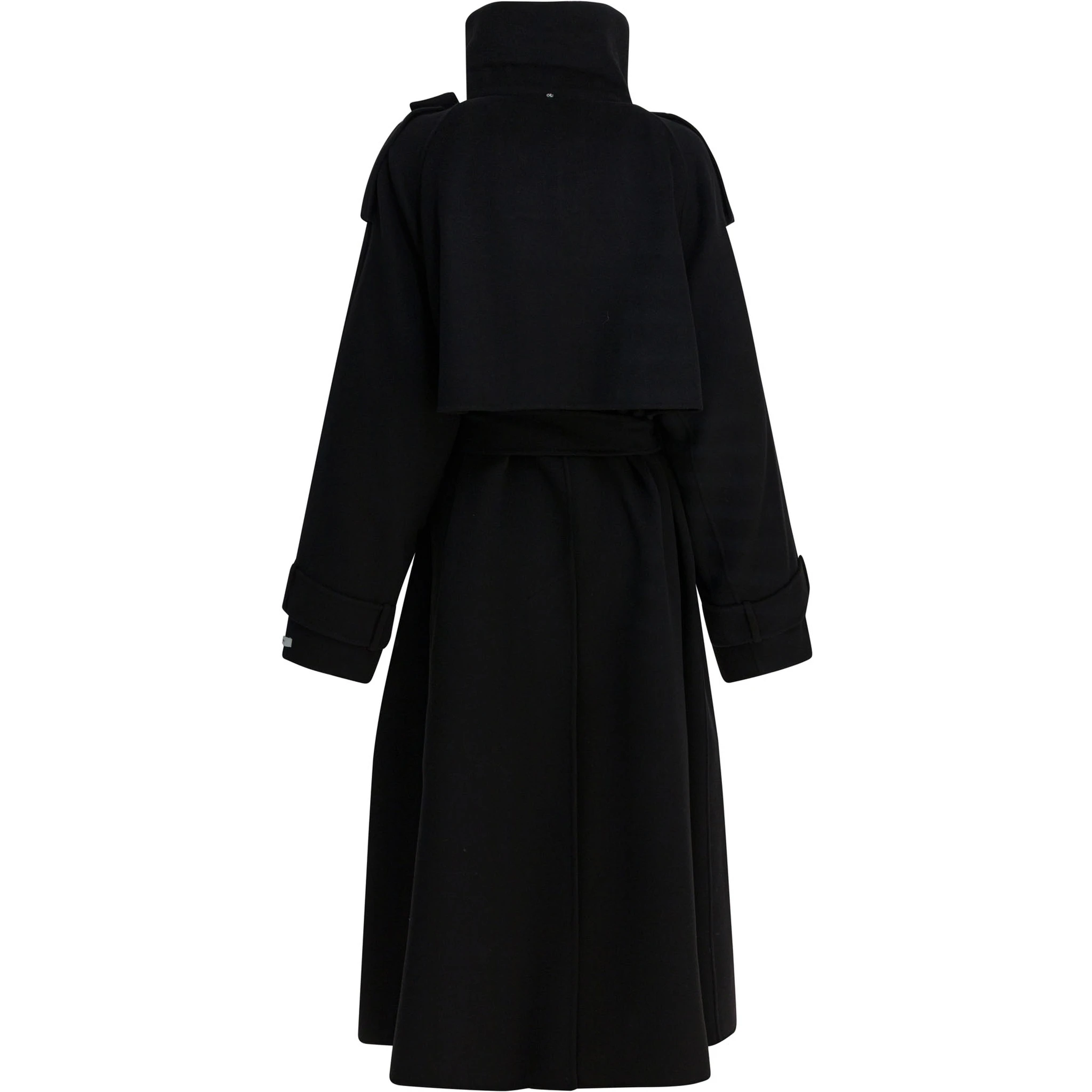 Virgin wool long coat
