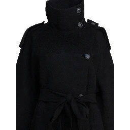 Virgin wool long coat