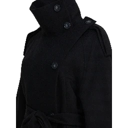 Virgin wool long coat