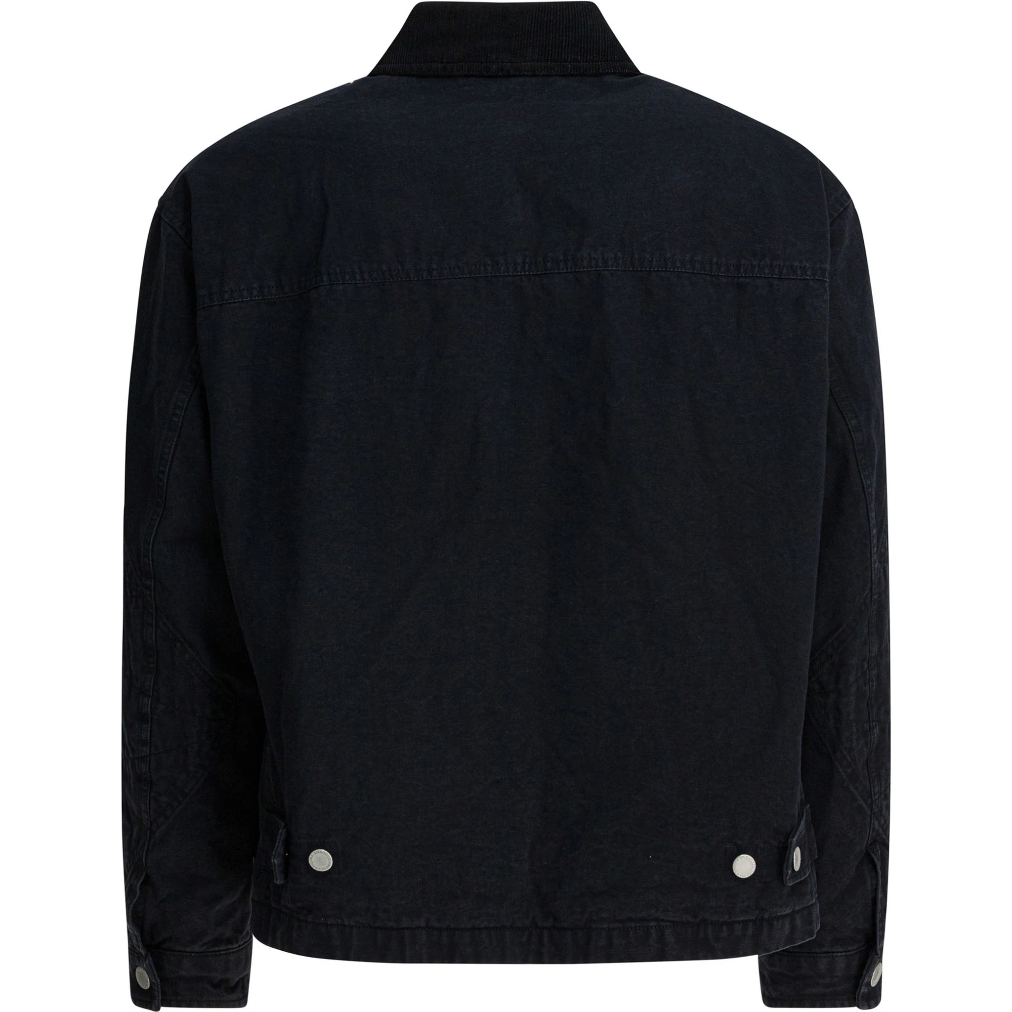 Denim jacket with zipper