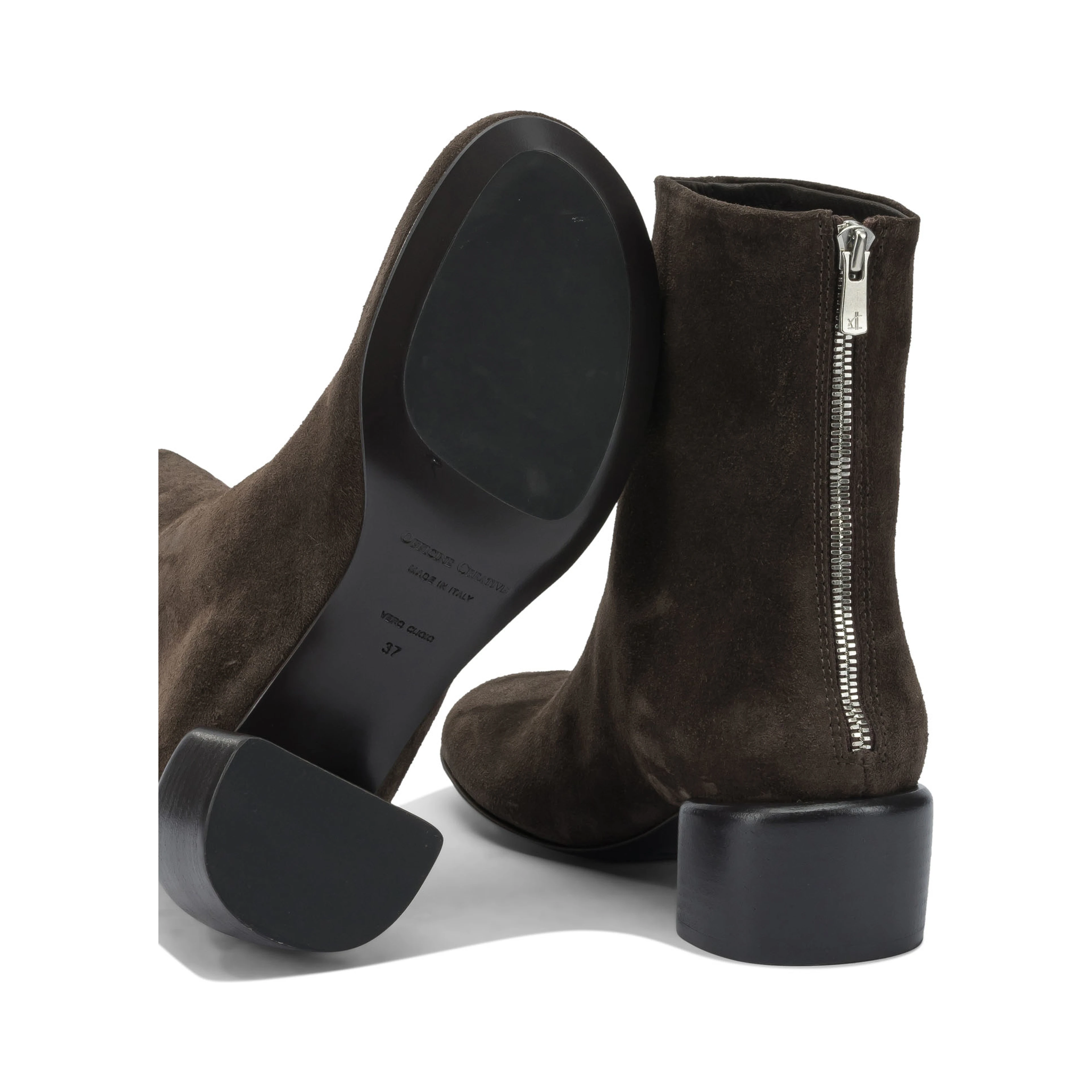 "Flore 012" 40mm zippered ankle boots