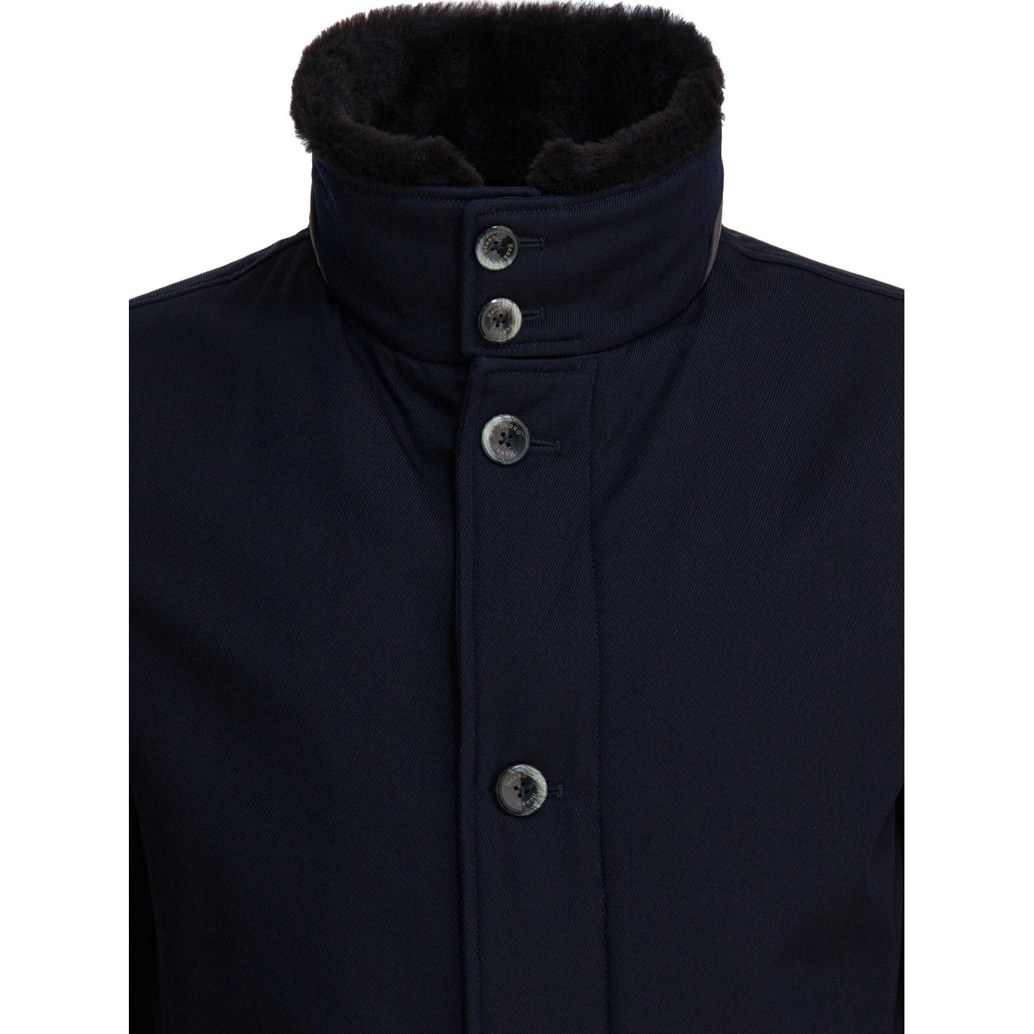 Virgin wool long coat