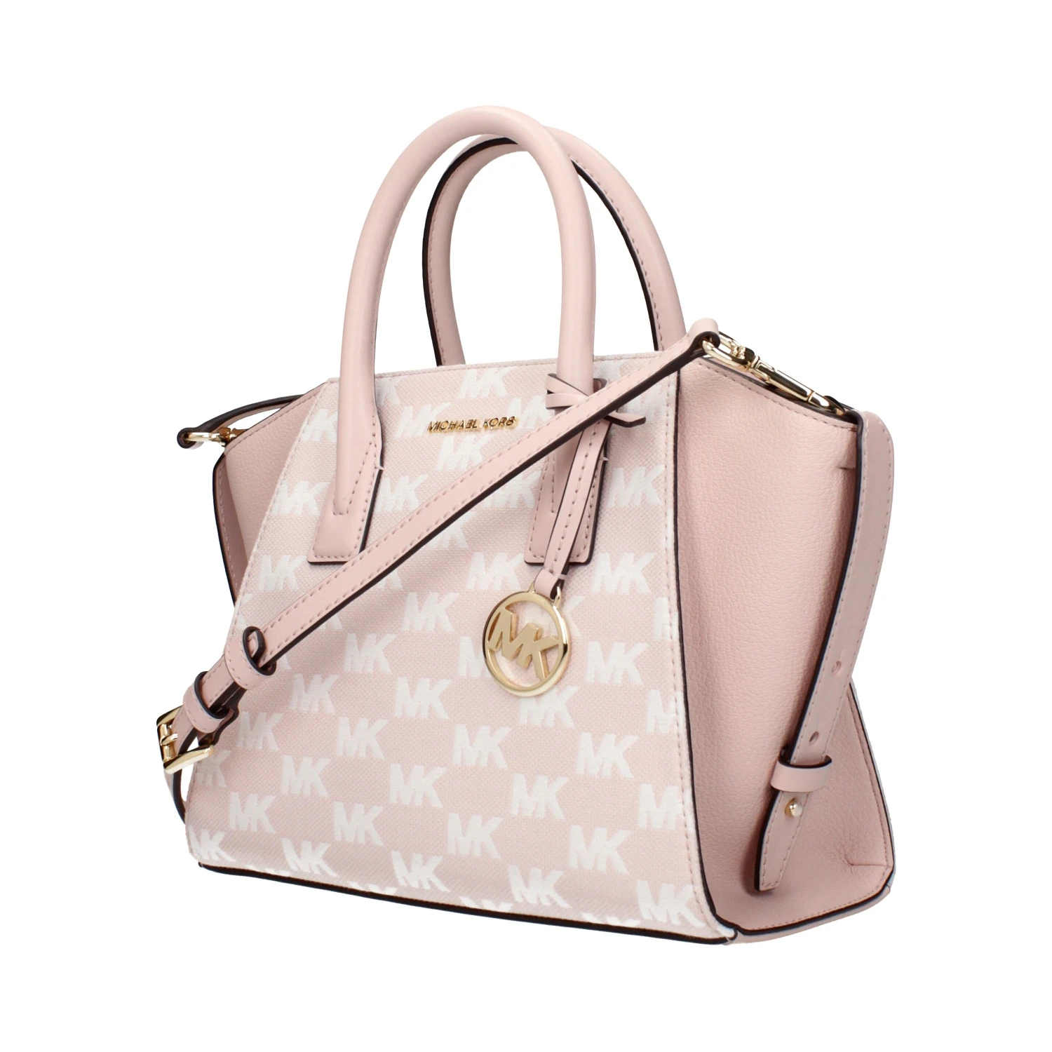 Pink Fabric Handbag