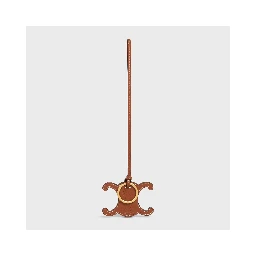 Triomphe leather keyschain