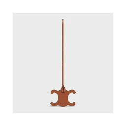 Triomphe leather keyschain