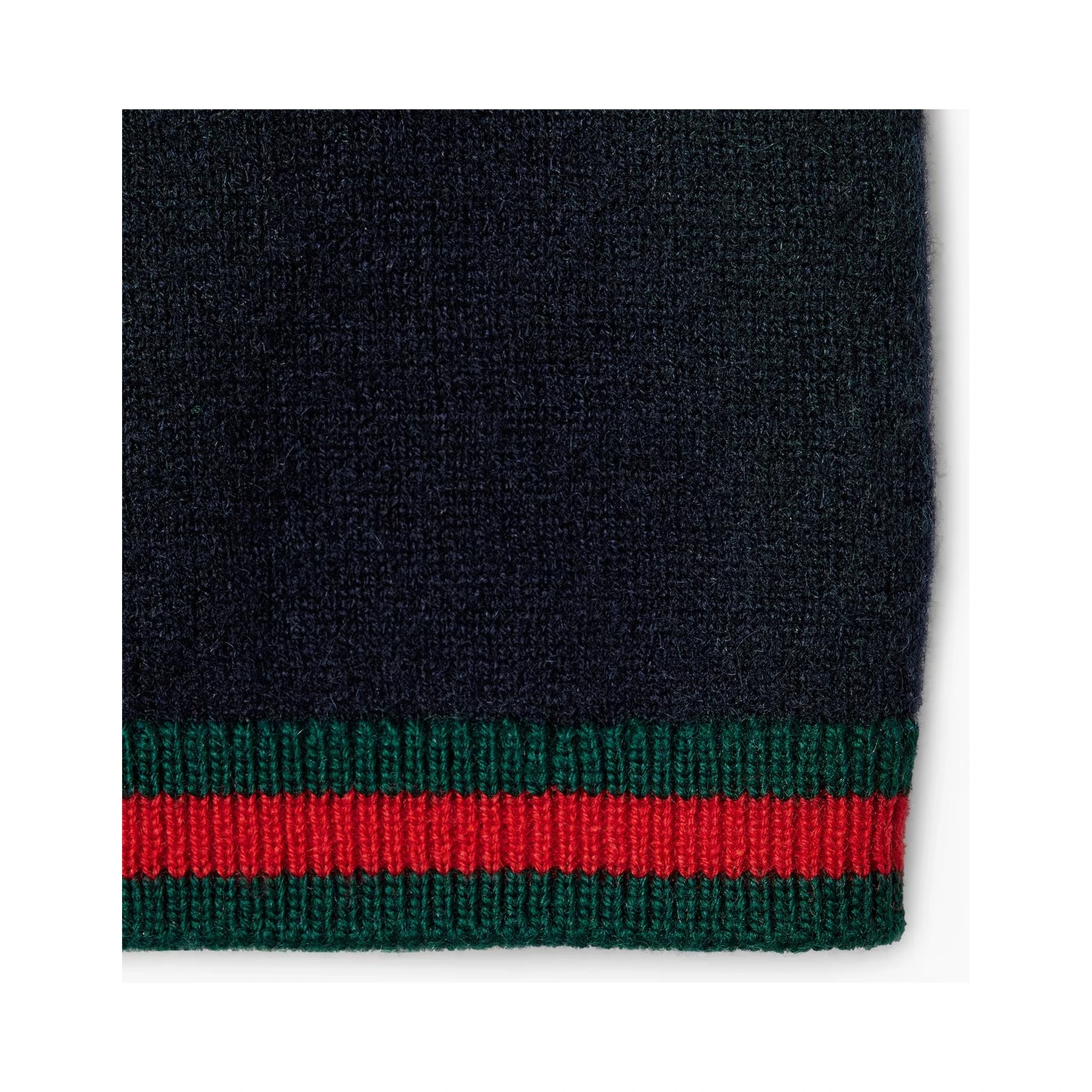 Check detail cashmere knitwear