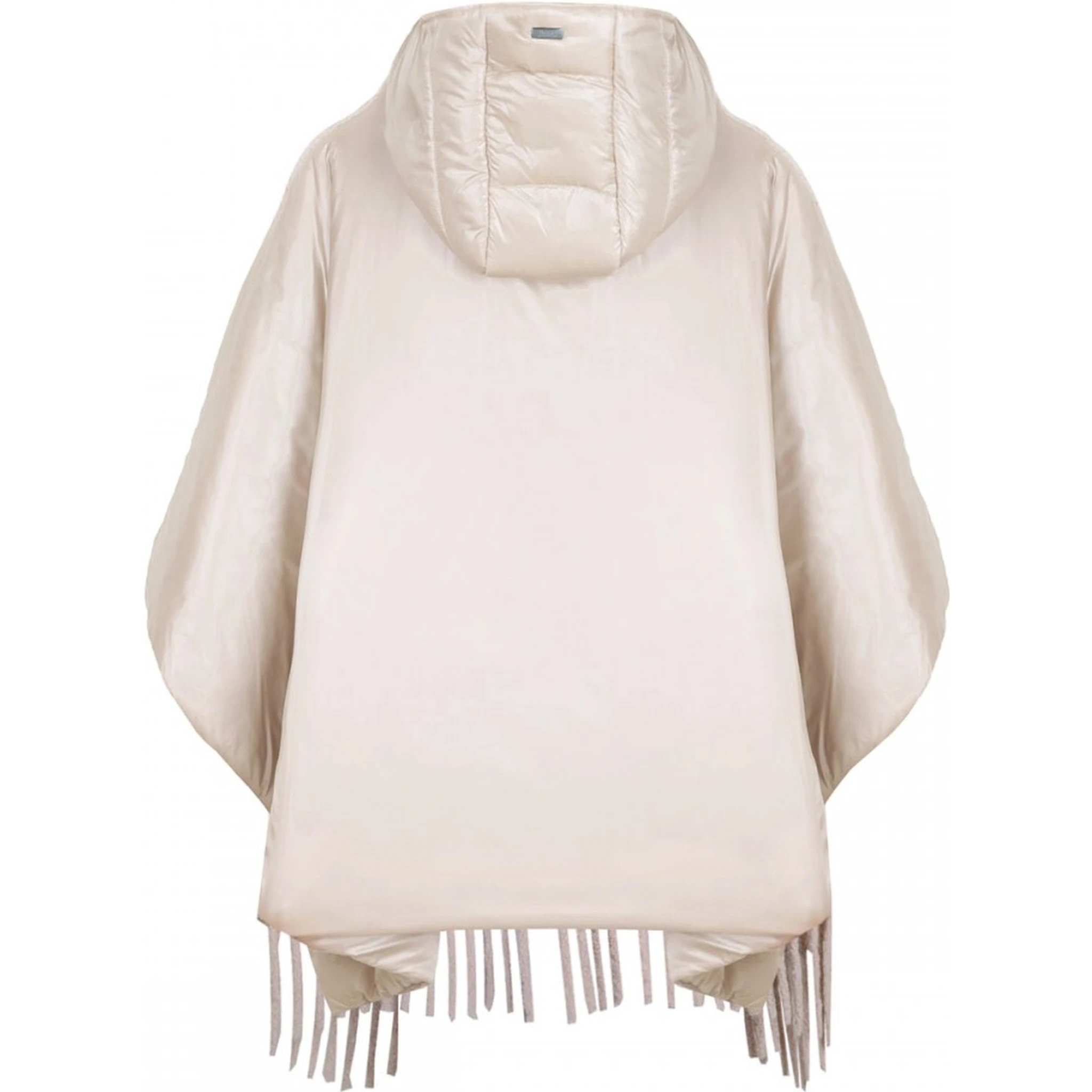 Poncho jacket in alpaca wool