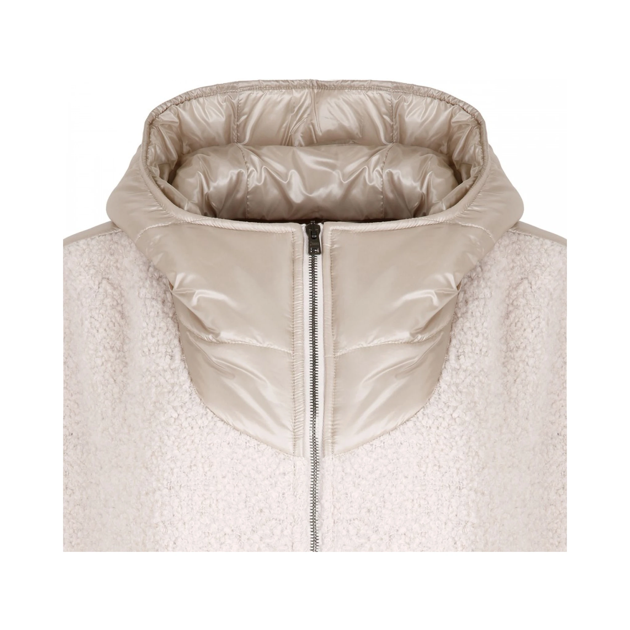 Poncho jacket in alpaca wool