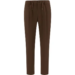 Pants with coulisse and pinces
