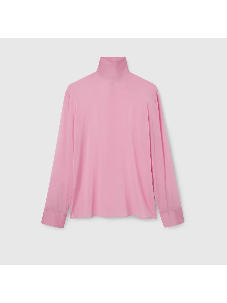 Silk chiffon shirt