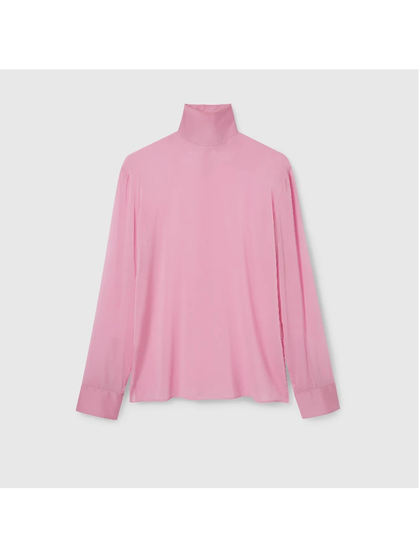 Silk chiffon shirt
