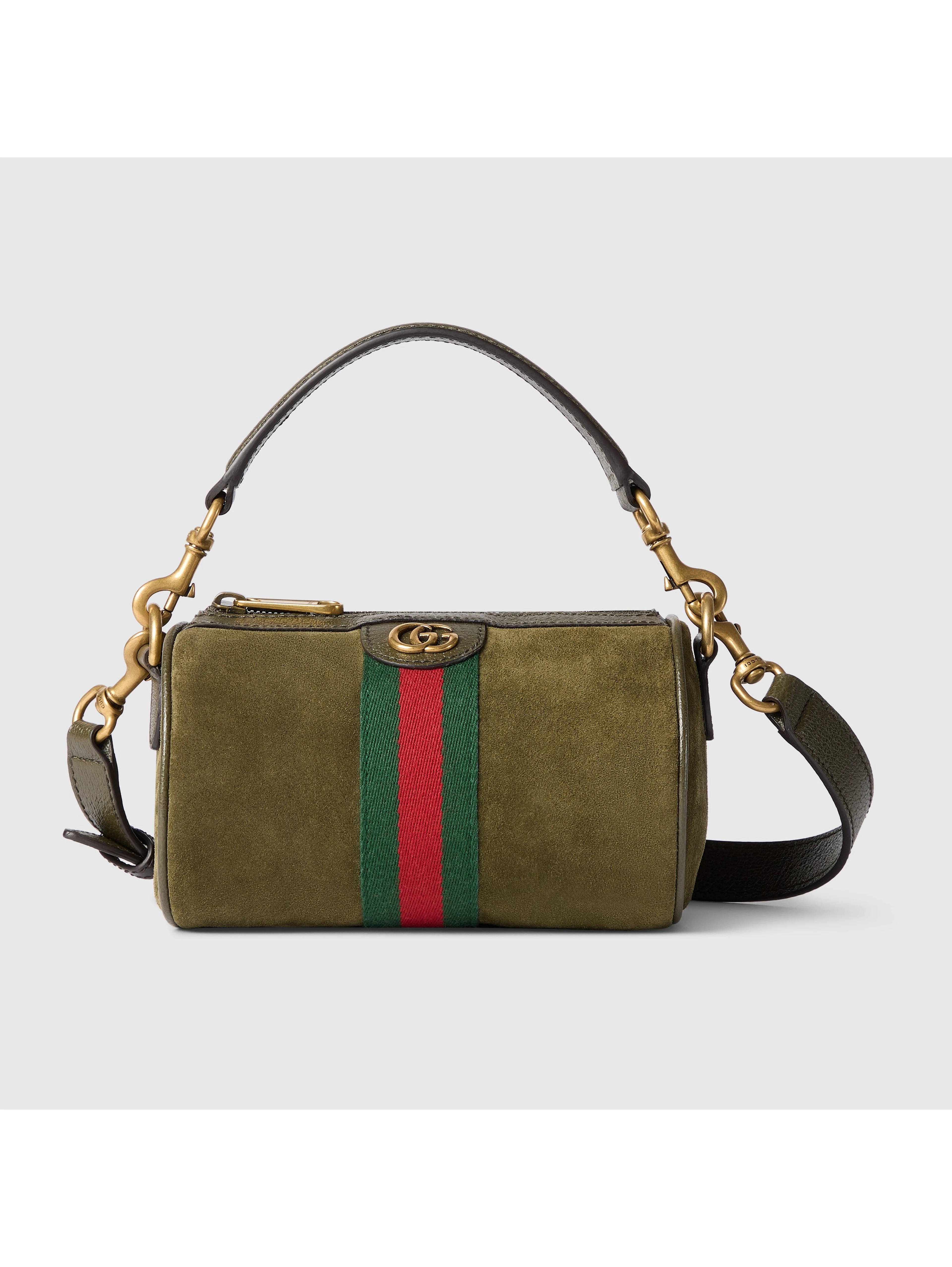 Mini Ophidia signature Web-stripe trim cross body bag