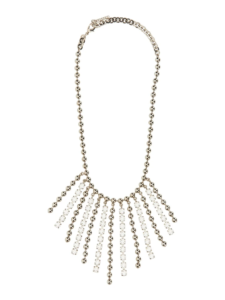 COLLANA IN CRISTALLO E CATENA CON FRANGE alternative