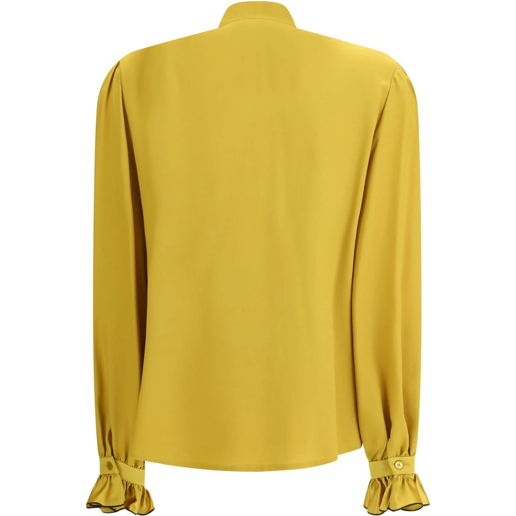 Yellow Silk Blouse
