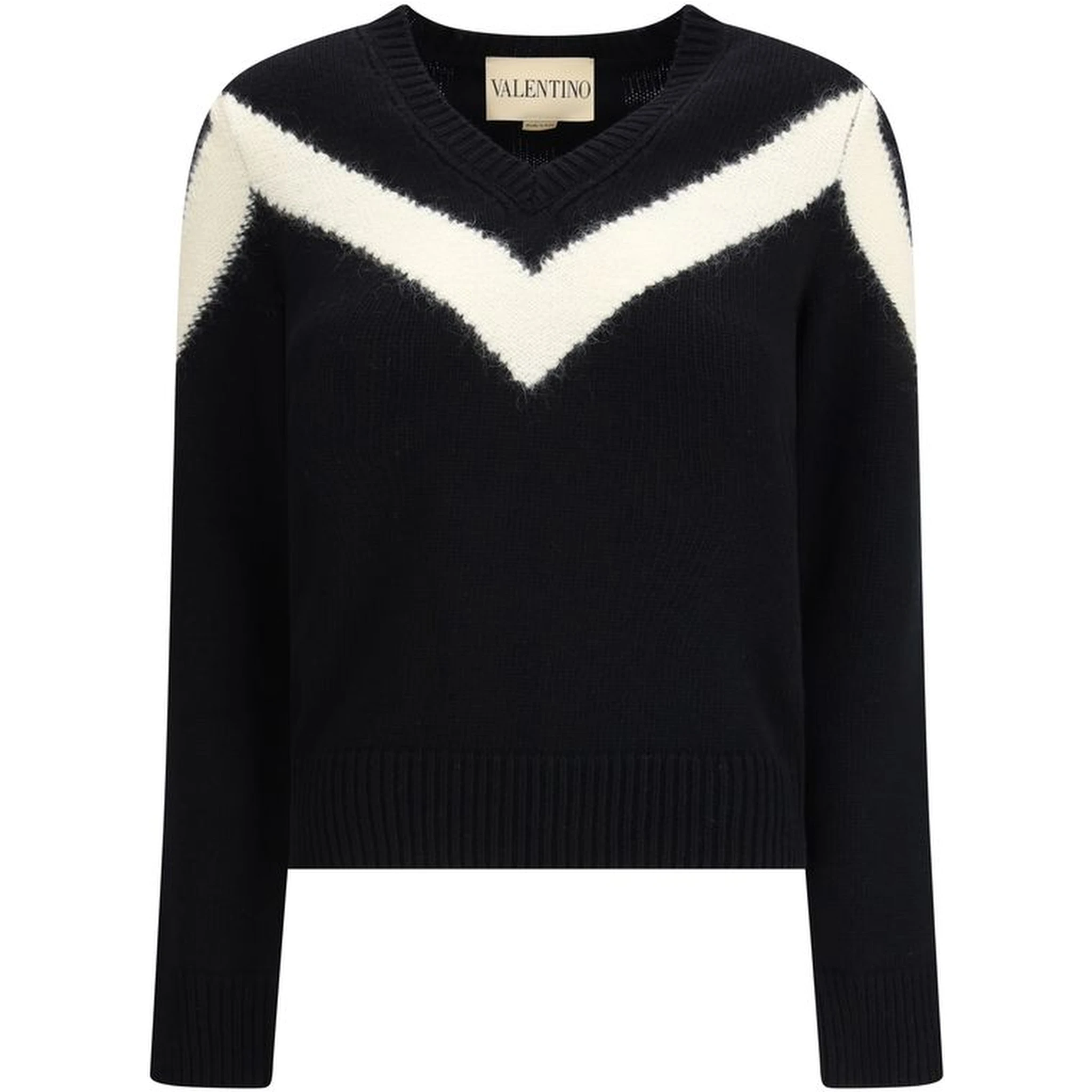 Black Fleece Wool Sweatshirt