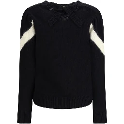 Black Fleece Wool Sweatshirt