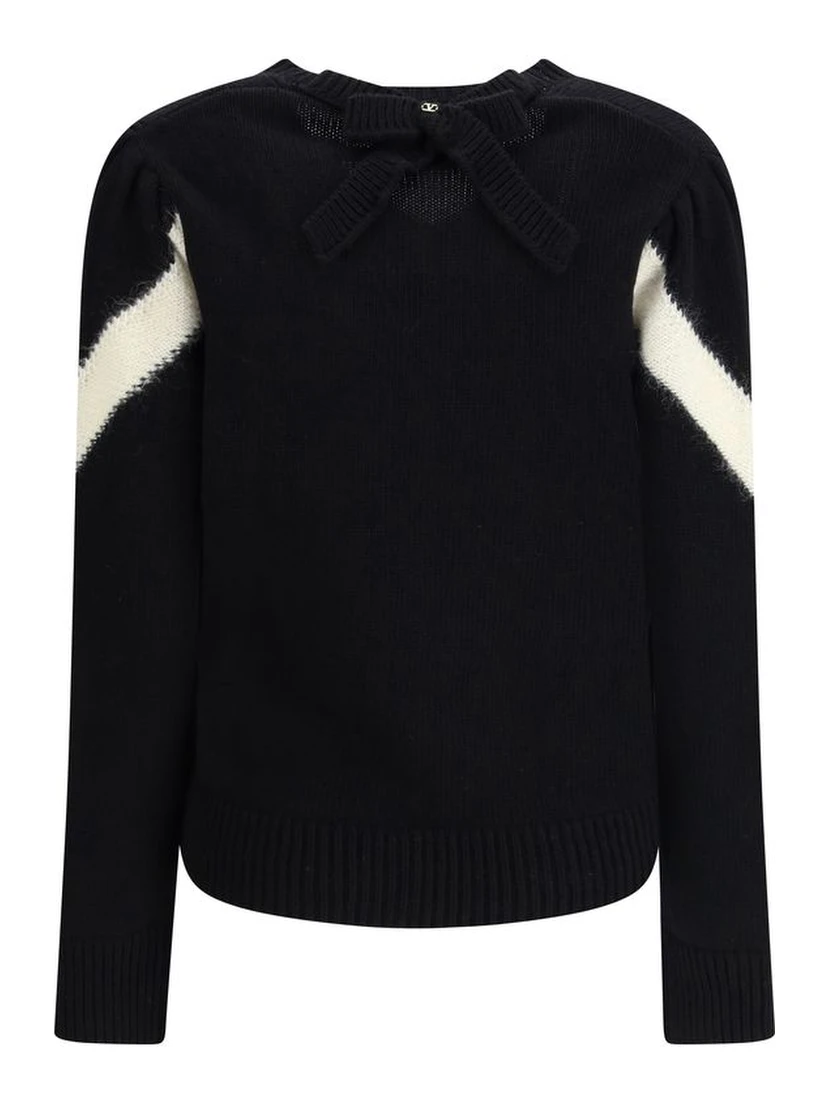 Black Fleece Wool Sweatshirt