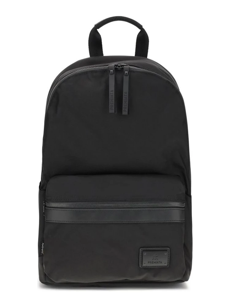 Black Nylon Backpack