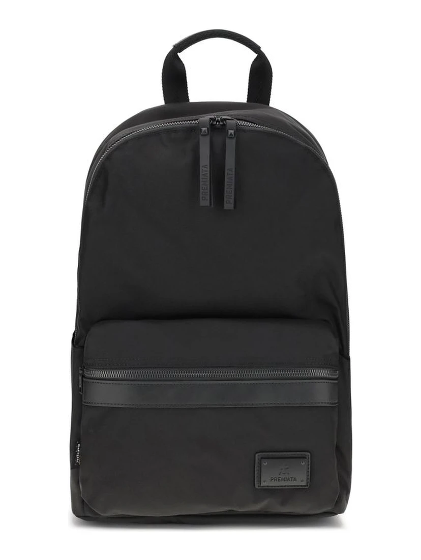 Black Nylon Backpack