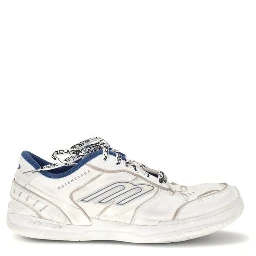 Gray Polyester Athletic Sneakers