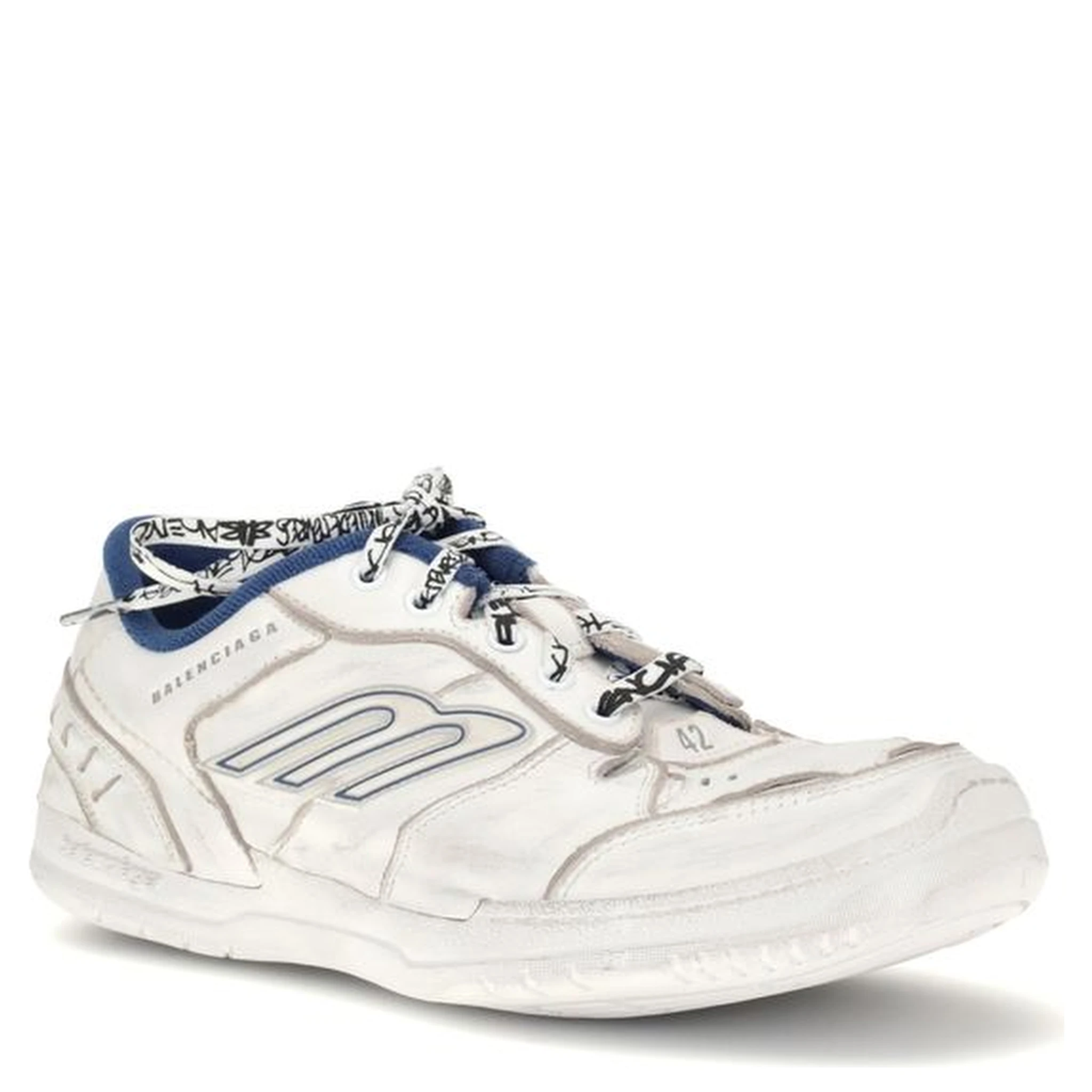 Gray Polyester Athletic Sneakers