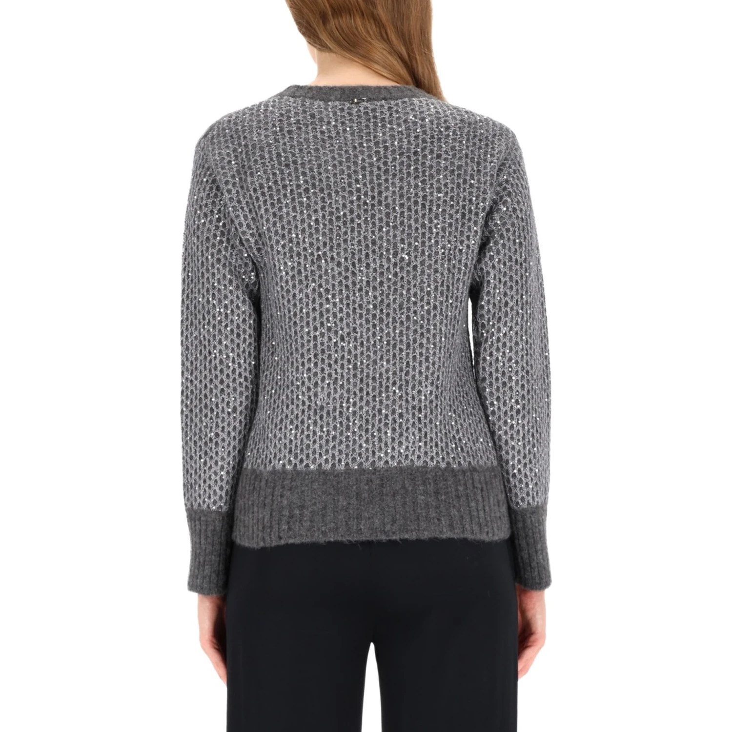 METALLIC EFFECT SEQUIN JERSEY