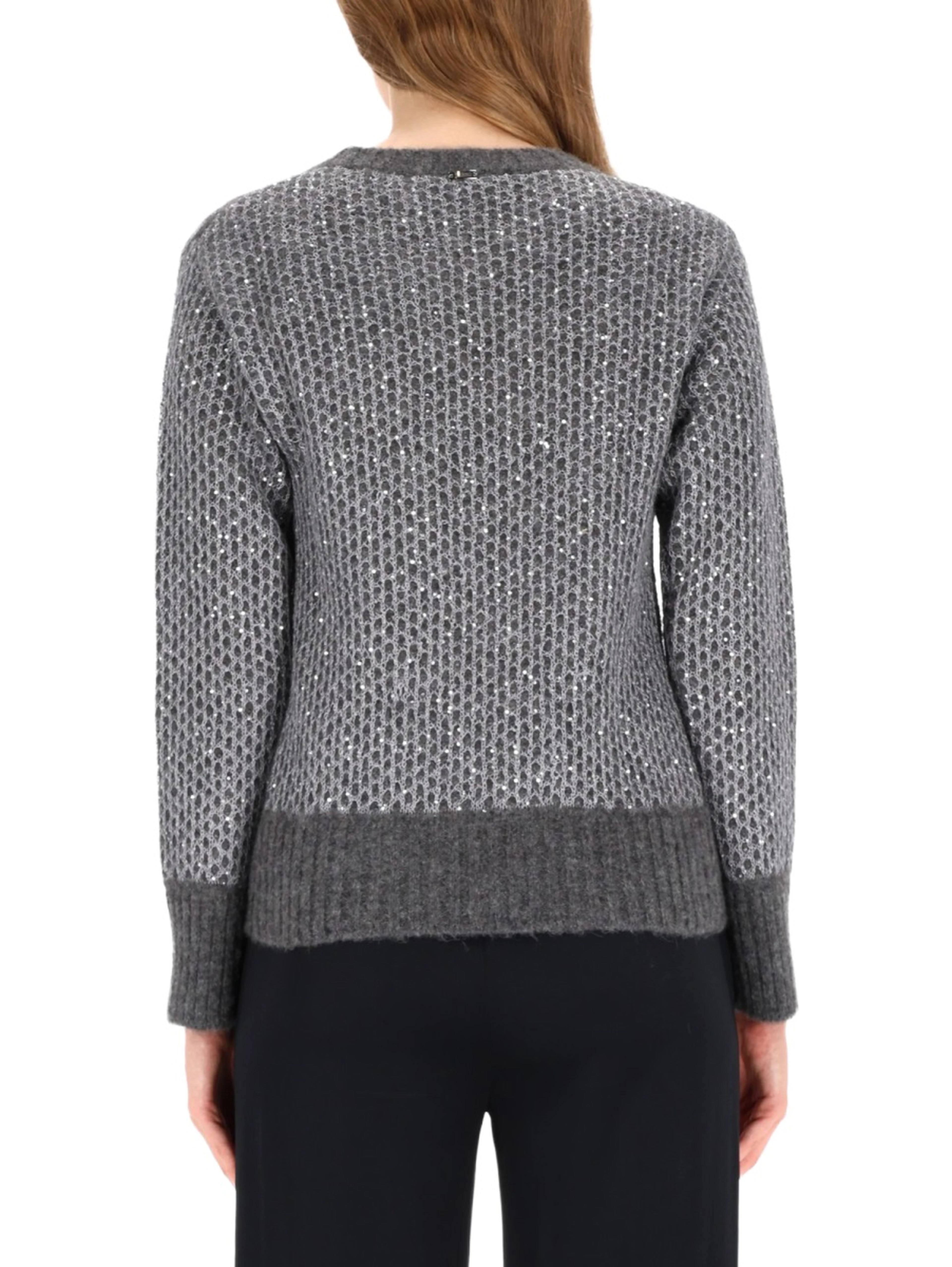 METALLIC EFFECT SEQUIN JERSEY