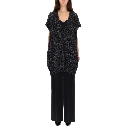 VEST WITH PERFORATED WORKMANSHIP