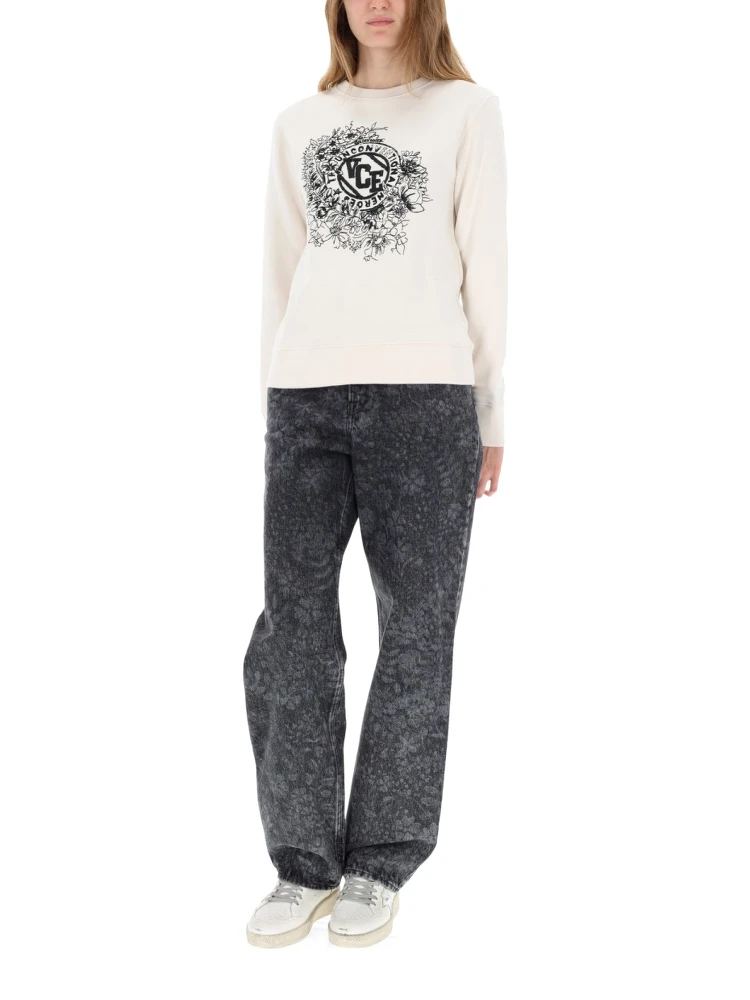 JEANS WITH FLORAL PATTERN alternative