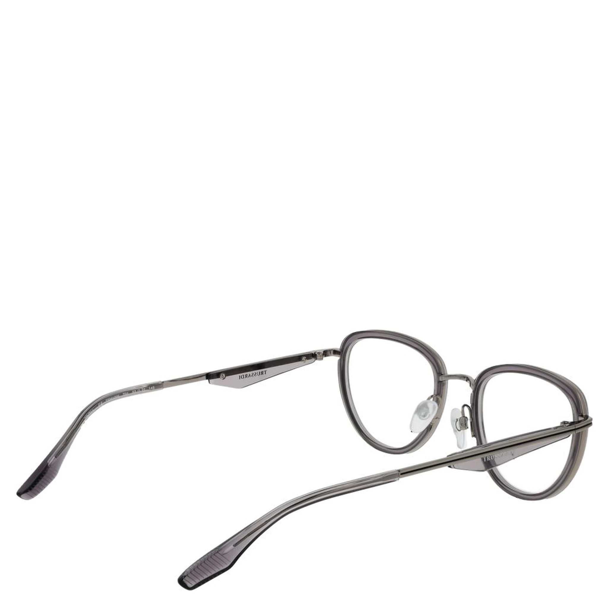 نظارات معدنية رمادية (إطارات)