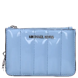 Light Blue Leather Wallet