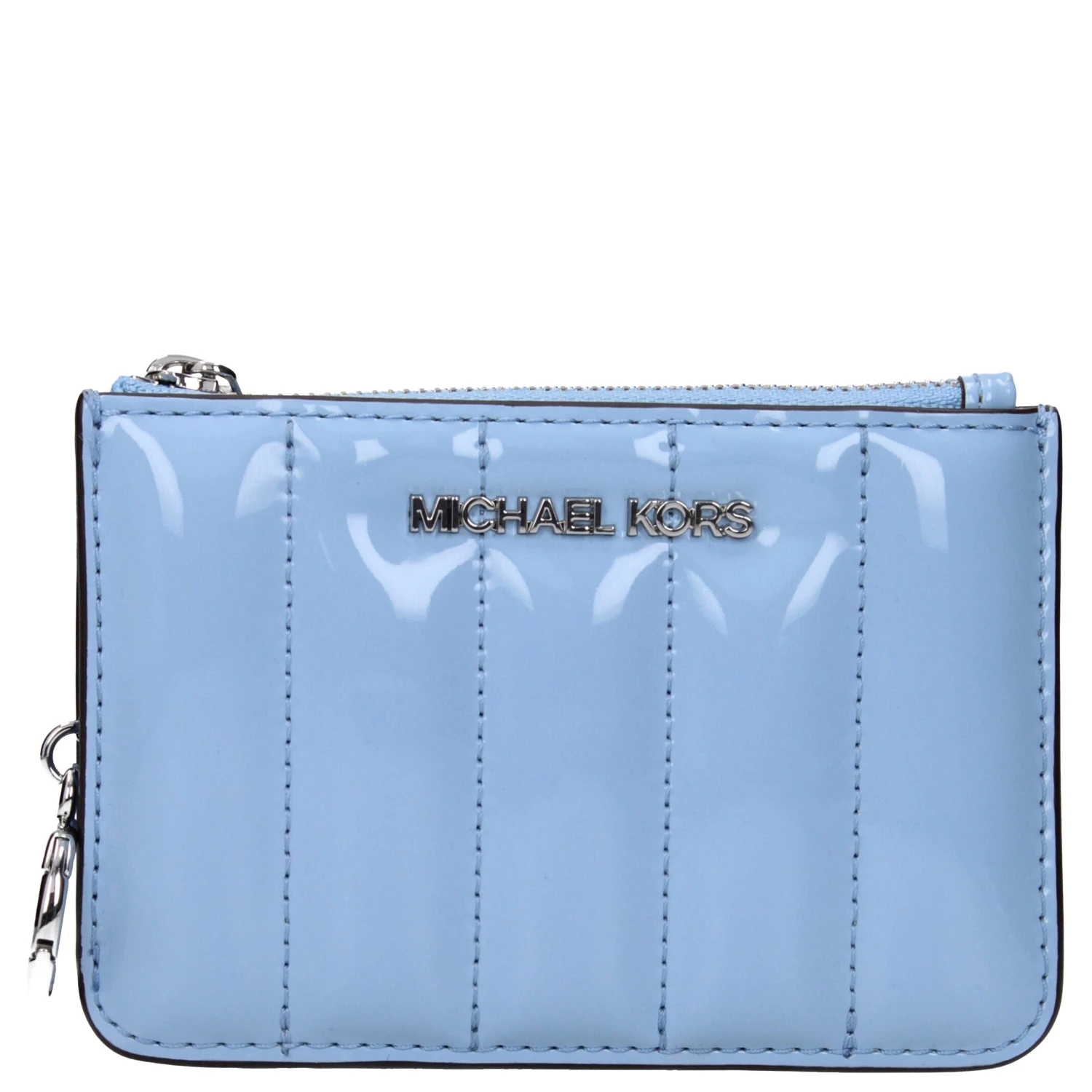 Light Blue Leather Wallet
