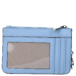 Light Blue Leather Wallet